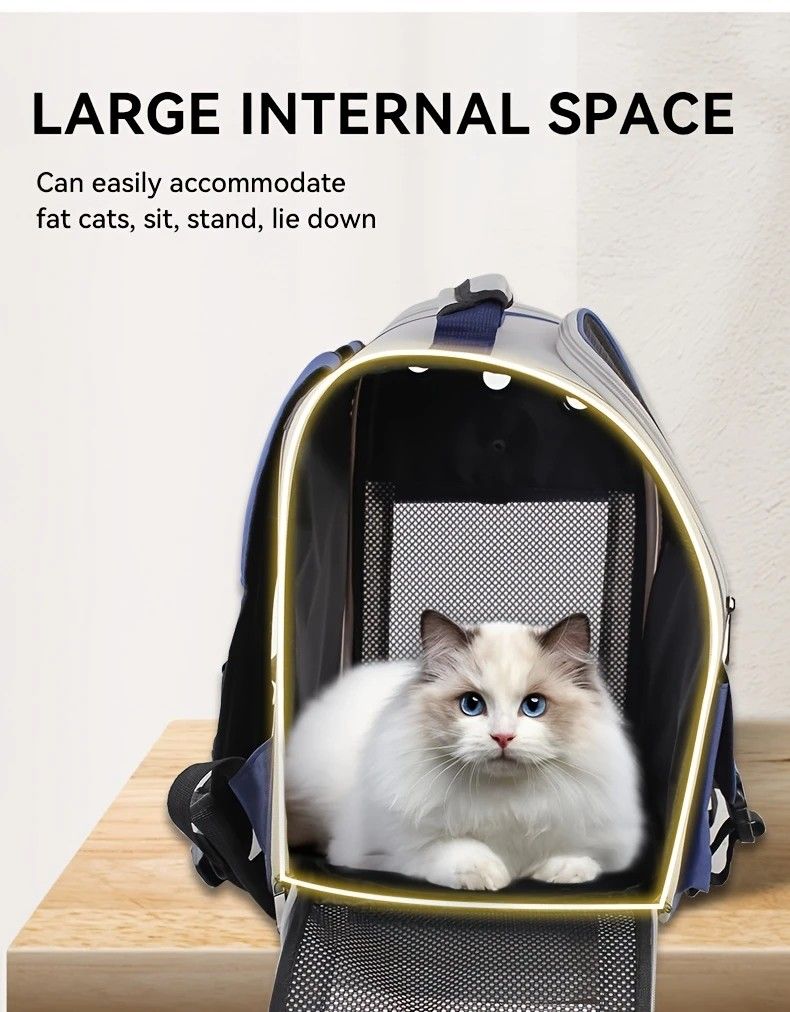 Sakura Pink Foldable Cat Backpack Carrier