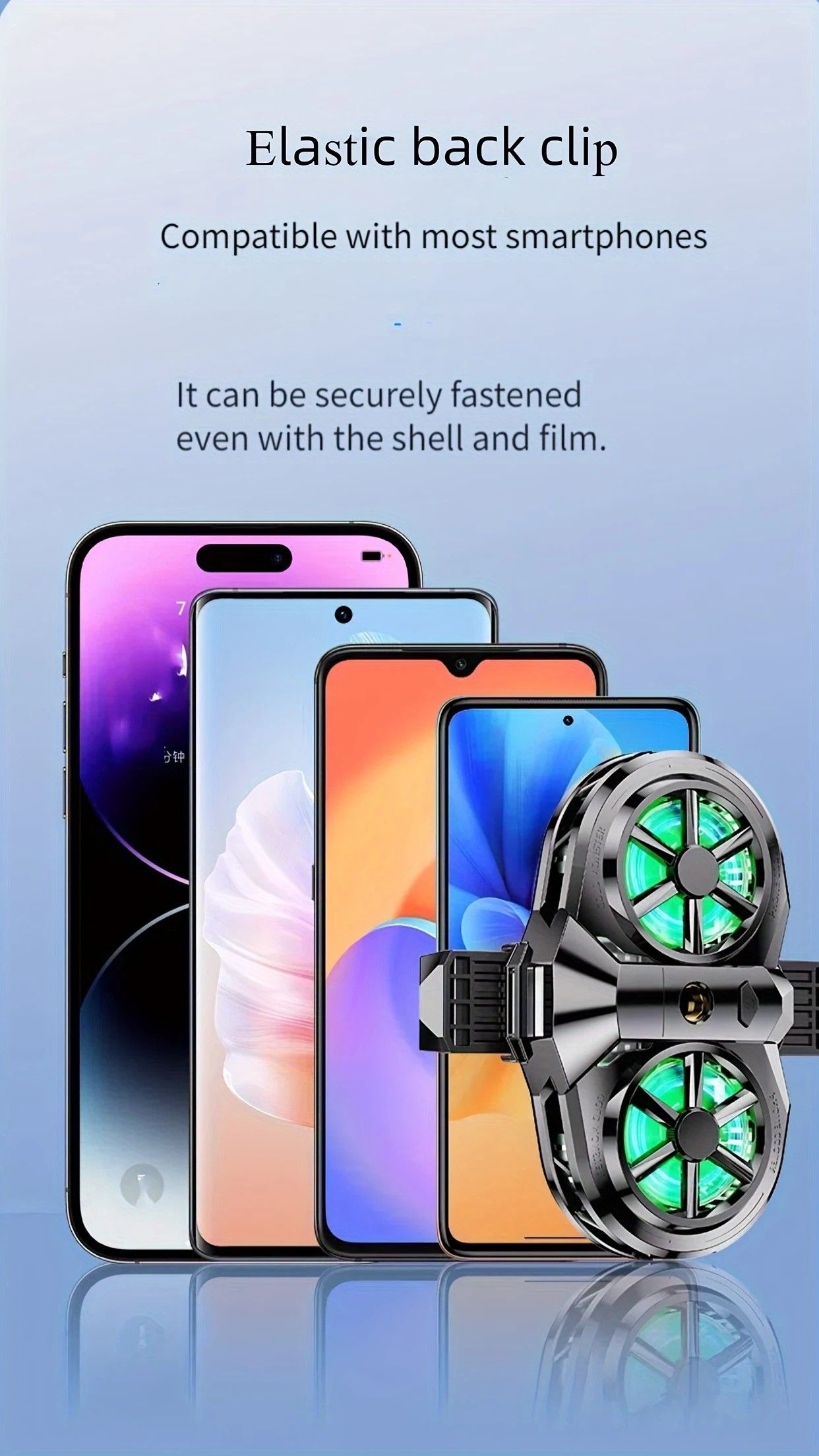 Universal Phone Cooling Fan Clip