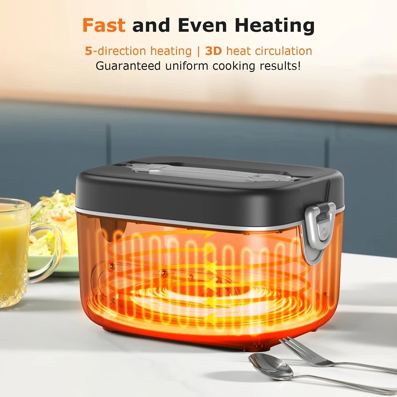 1.2L Rechargeable Electric Lunch Box