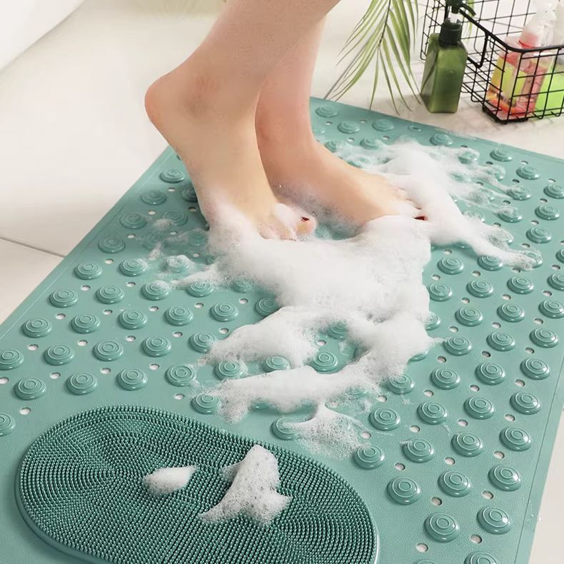 Grey Anti-Slip Massage Shower Mat
