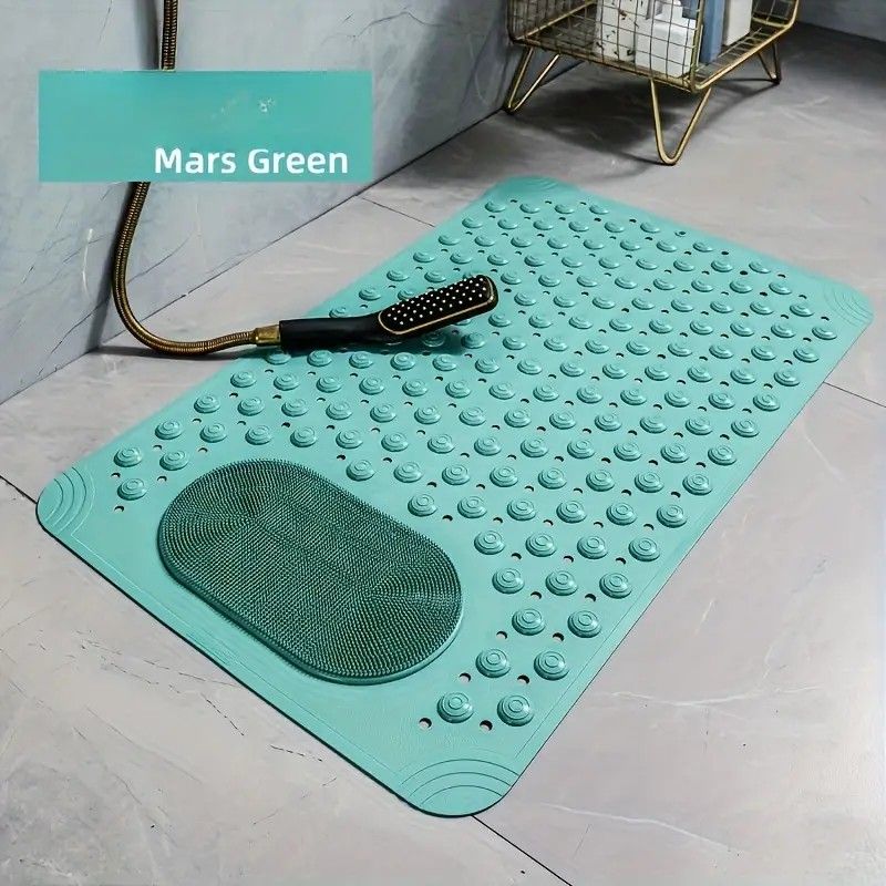 Pink Anti-Slip Massage Shower Mat