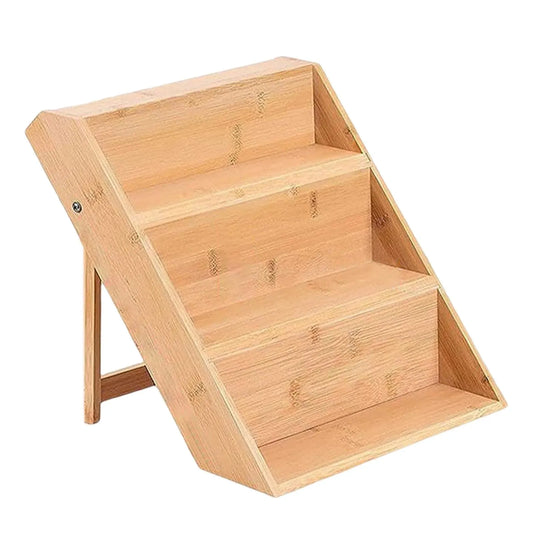 Bamboo Spice Rack Organiser