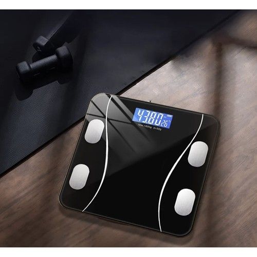 Smart Bathroom Scale with Body Analysis, Black