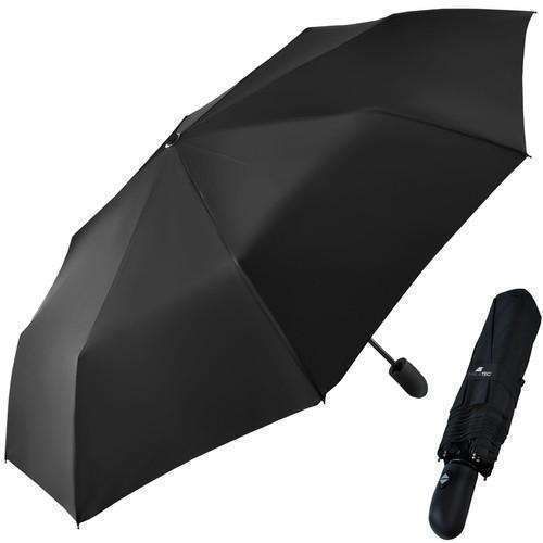 Black Automatic Rain Umbrella 110cm