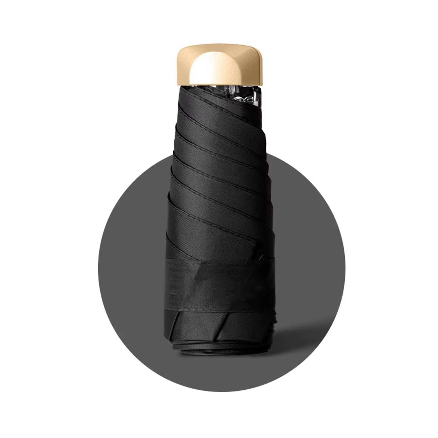 Black Automatic Rain Umbrella 110cm