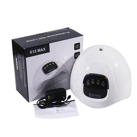 LED UV Nail Lamp with Timer - White