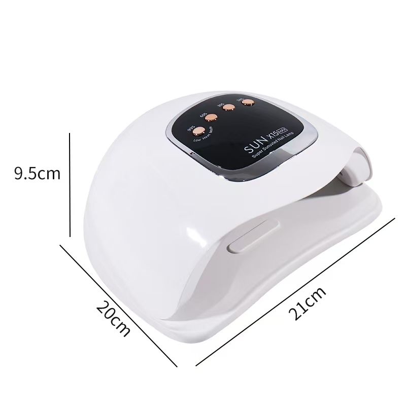LED UV Nail Lamp with Timer - White
