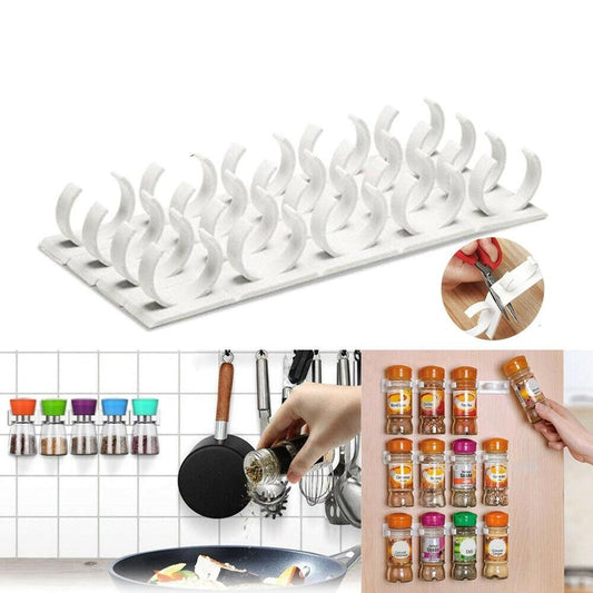 20-Jar Spice Rack - White