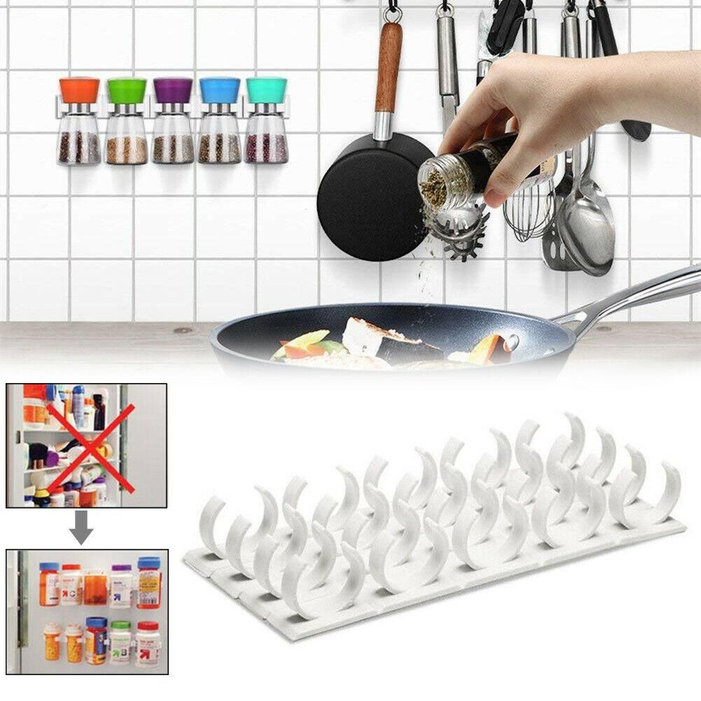 20-Jar Spice Rack - White