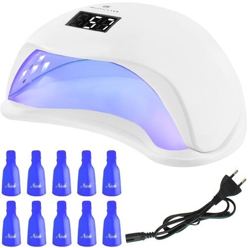 48W UV LED Nail Lamp with Motion Sensor - White