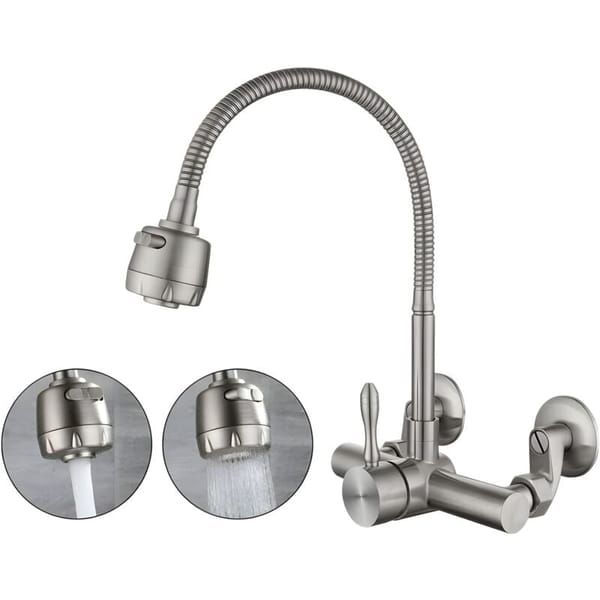 Wall-Mounted Kitchen Sink Tap