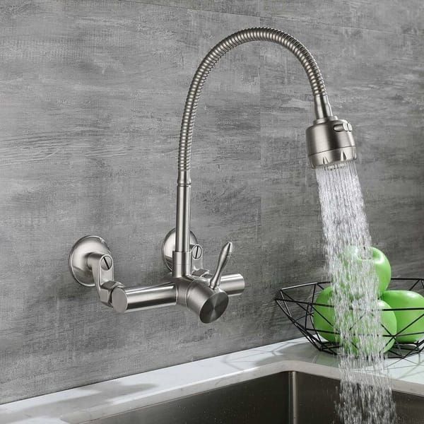 Wall-Mounted Kitchen Sink Tap
