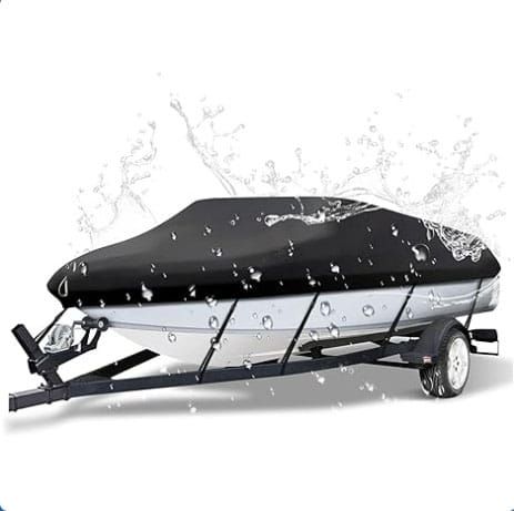 600D Boat Cover for 20-22ft V-Hull Boat