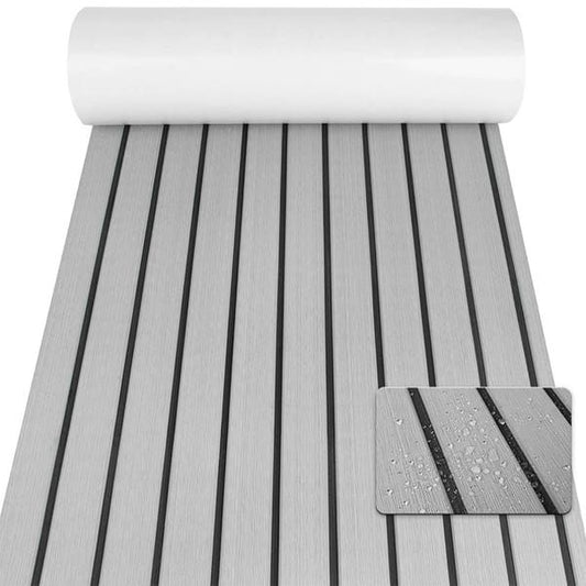 240 x 30cm EVA Boat Flooring Mat - Light Grey