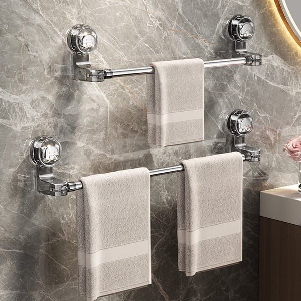 Telescopic Suction Towel Rail 30-60cm