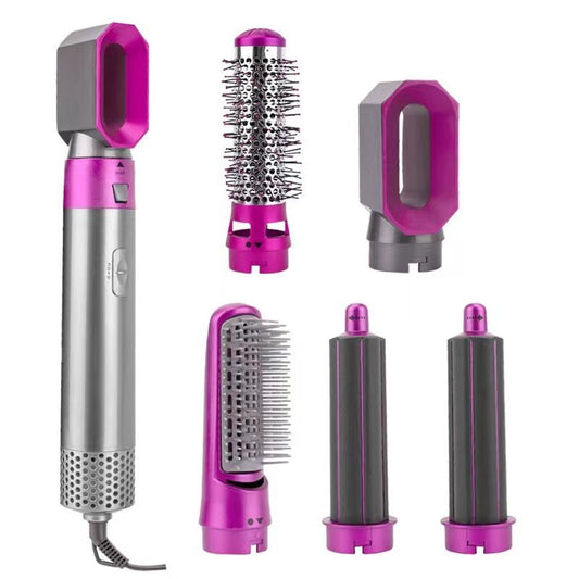 5-in-1 Hot Air Brush - Fuchsia