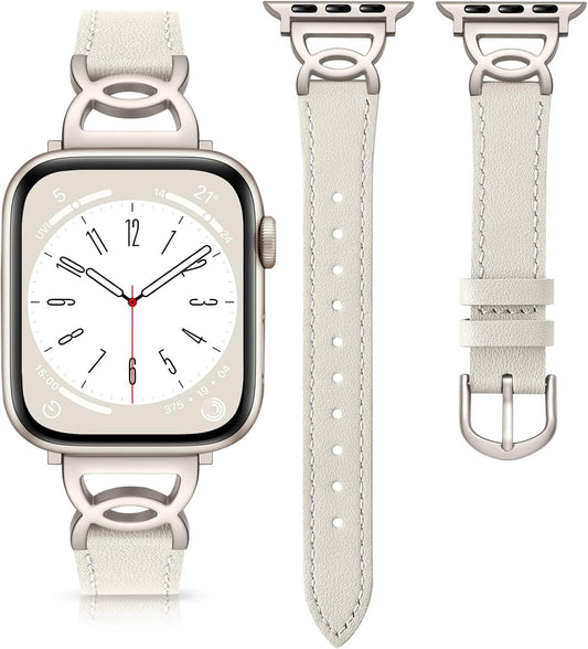 Slim Leather Apple Watch Band