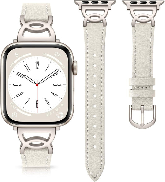 Slim Leather Apple Watch Band