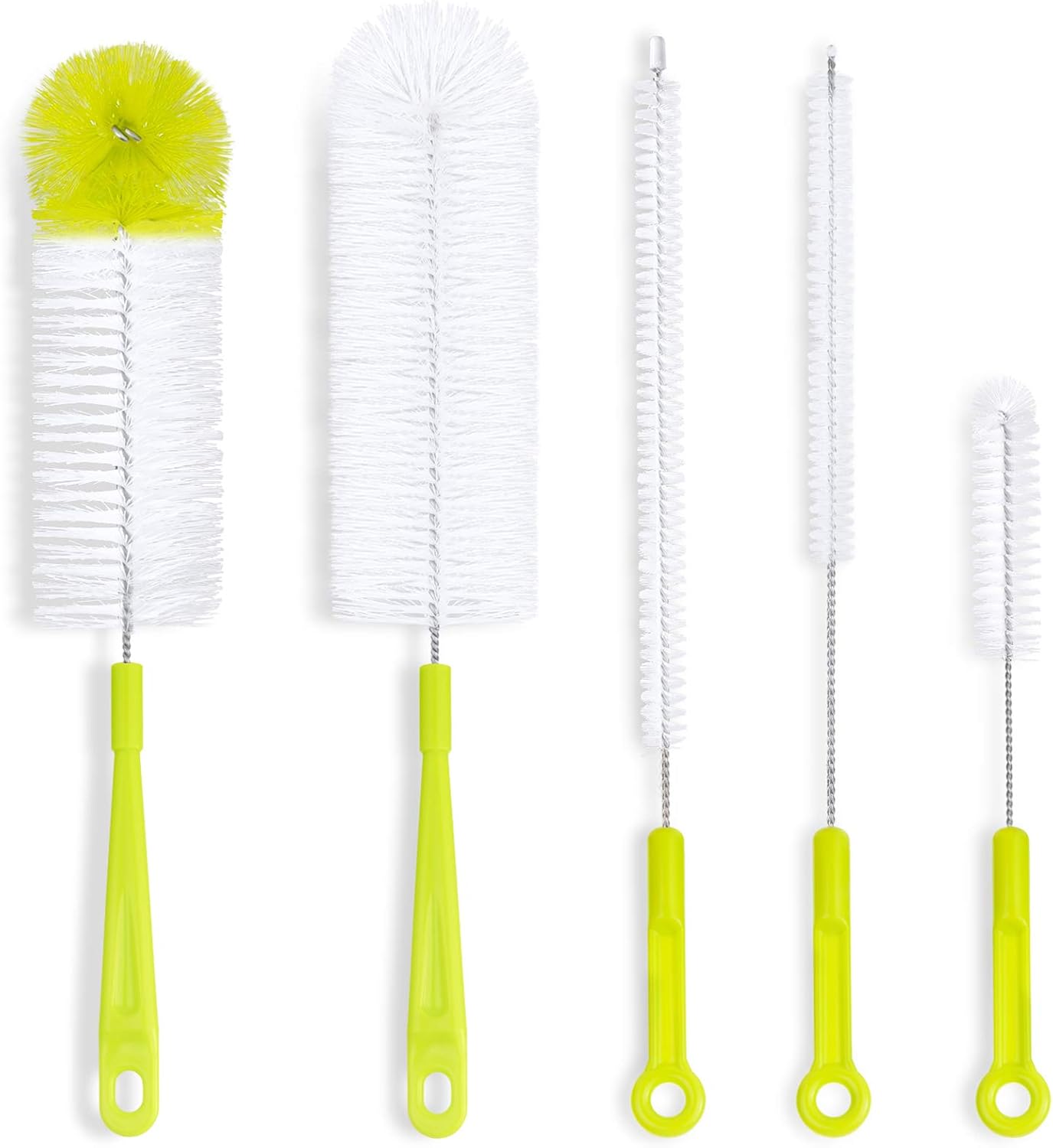 Bottle Cleaning Brush Set - Long Handle Bottle Cleaner for Washing