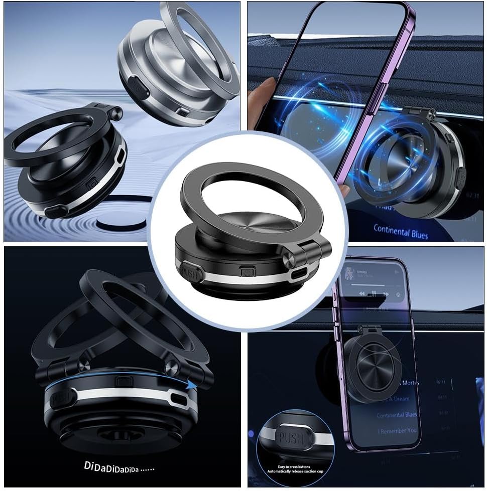 MagSafe Vacuum Car Phone Mount
