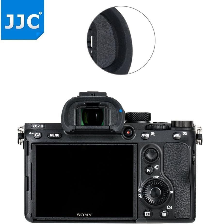 2 Pack Camera Eyecup Eye Cup Eyepiece Spare Replacement for Sony A9II A7RIV A7RIII A7III A7RII A7SII A7II A7R A7S A7 A9 A99II A58, Replaces Sony FDA-EP18 FDA-EP16 FDA-EP15