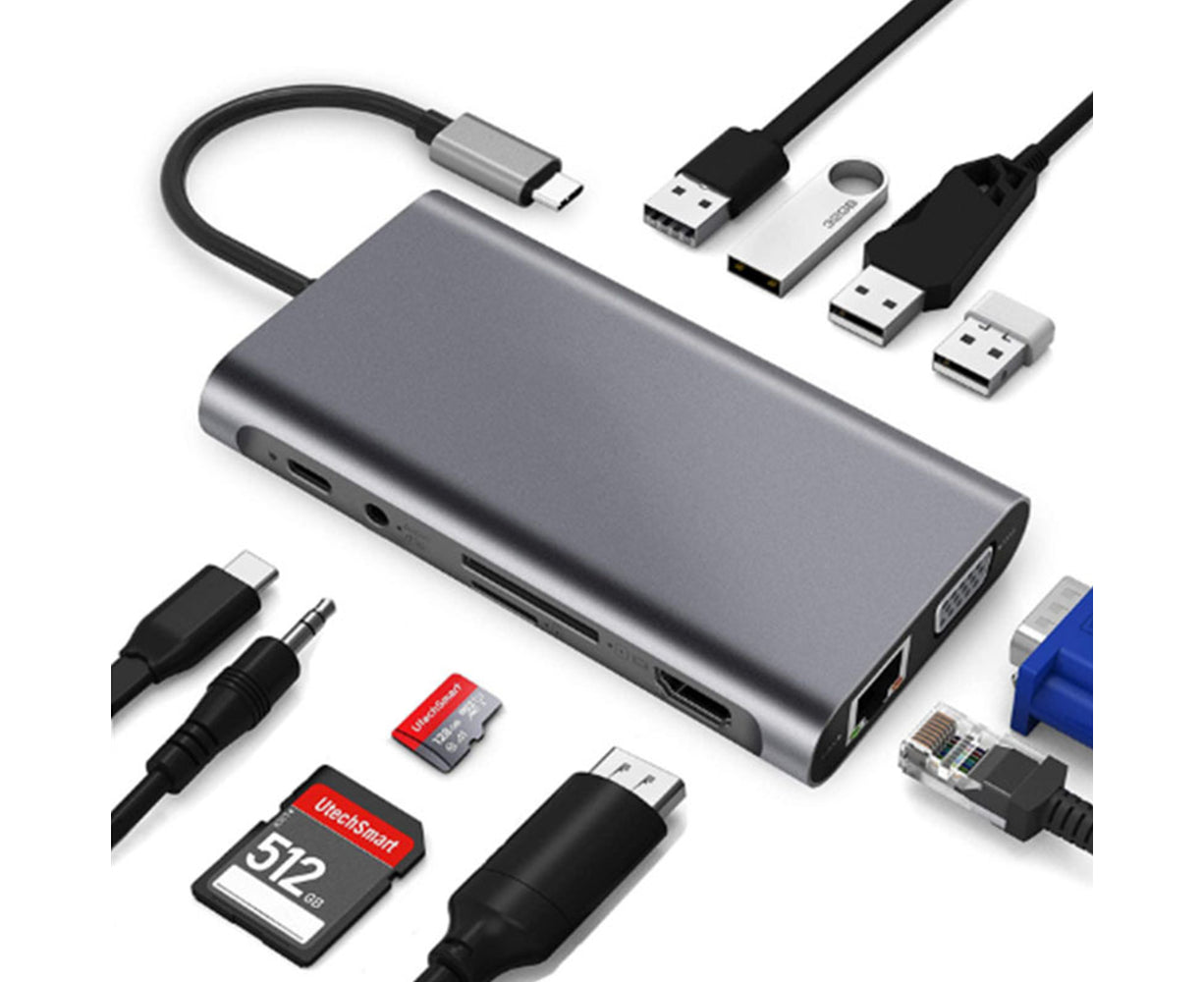 Type-c Docking Station 11 In One for MacBook