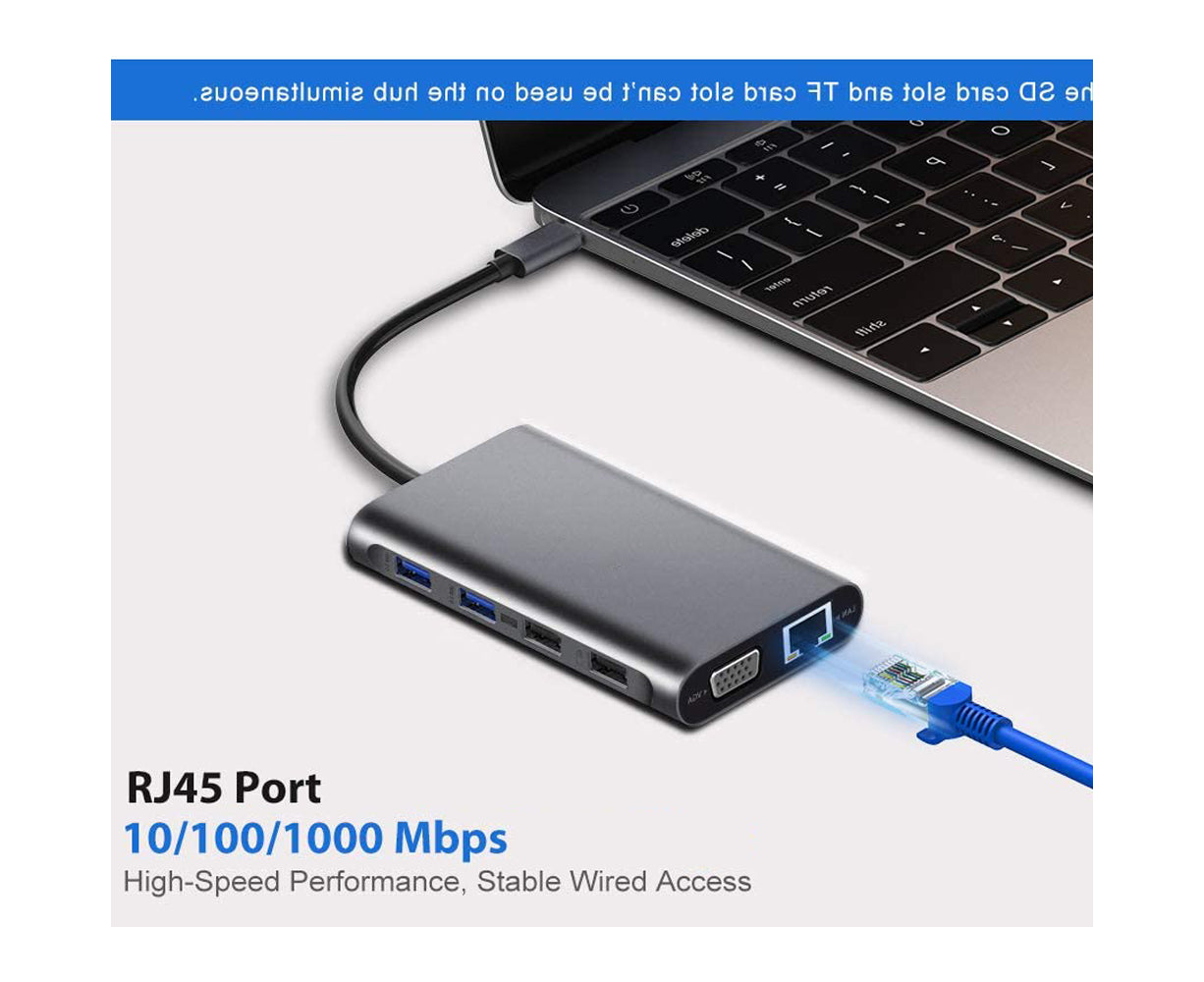 Type-c Docking Station 11 In One for MacBook
