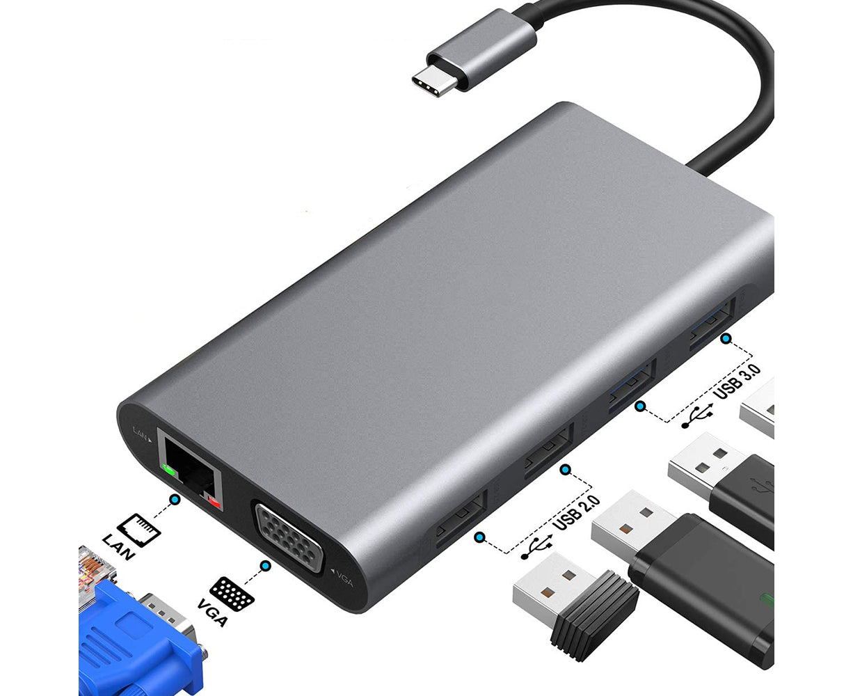 Type-c Docking Station 11 In One for MacBook