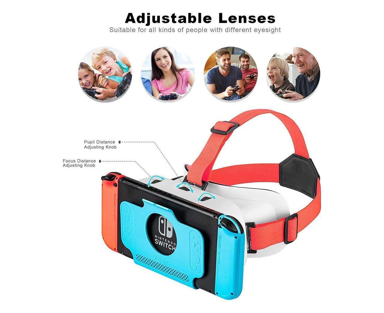 Nintendo Switch 3D VR (Virtual Reality) Glasses