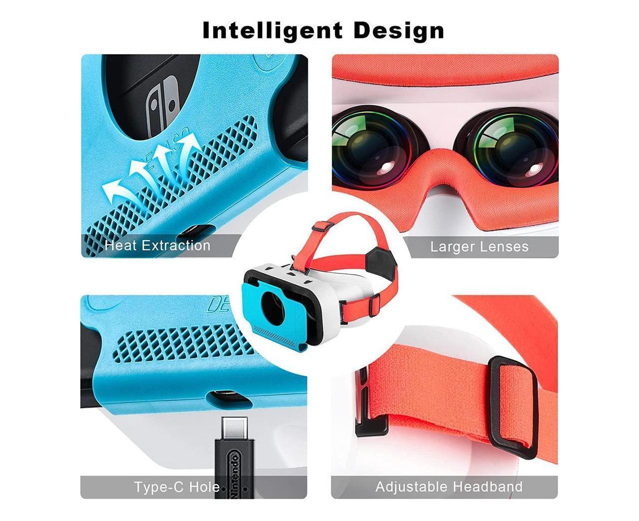Nintendo Switch 3D VR (Virtual Reality) Glasses