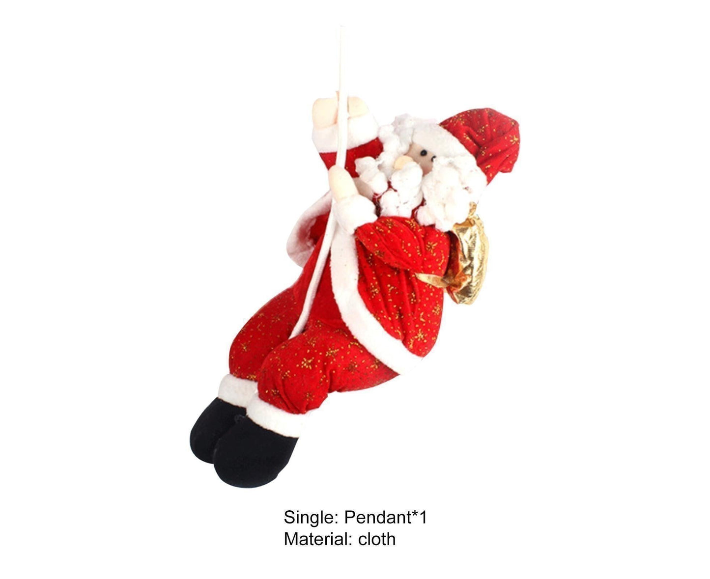 Delicate Christmas Hanging Pendants Realistic Fabric Animated Festival Adornments for Gifts-L
