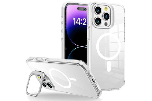 iPhone 16 Case with Stand - White