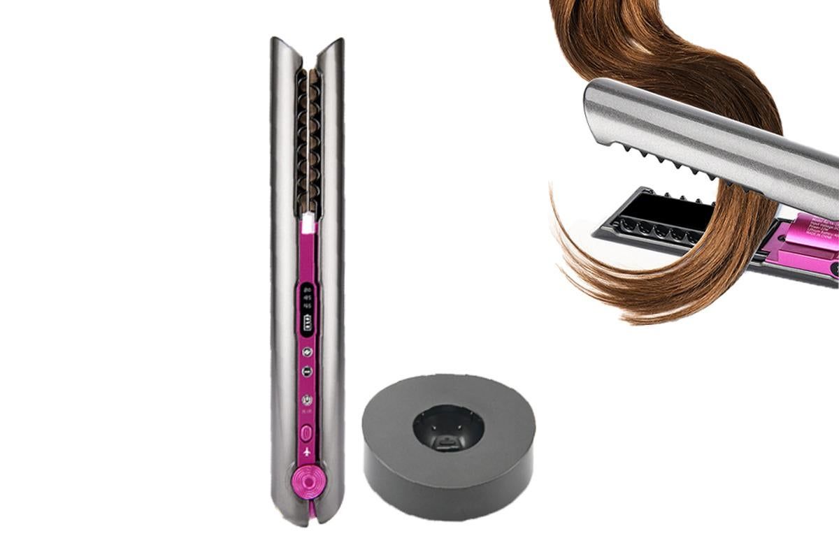 Cordless 2-in-1 Hair Straightener and Curler