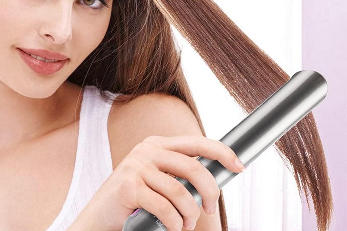 Cordless 2-in-1 Hair Straightener and Curler