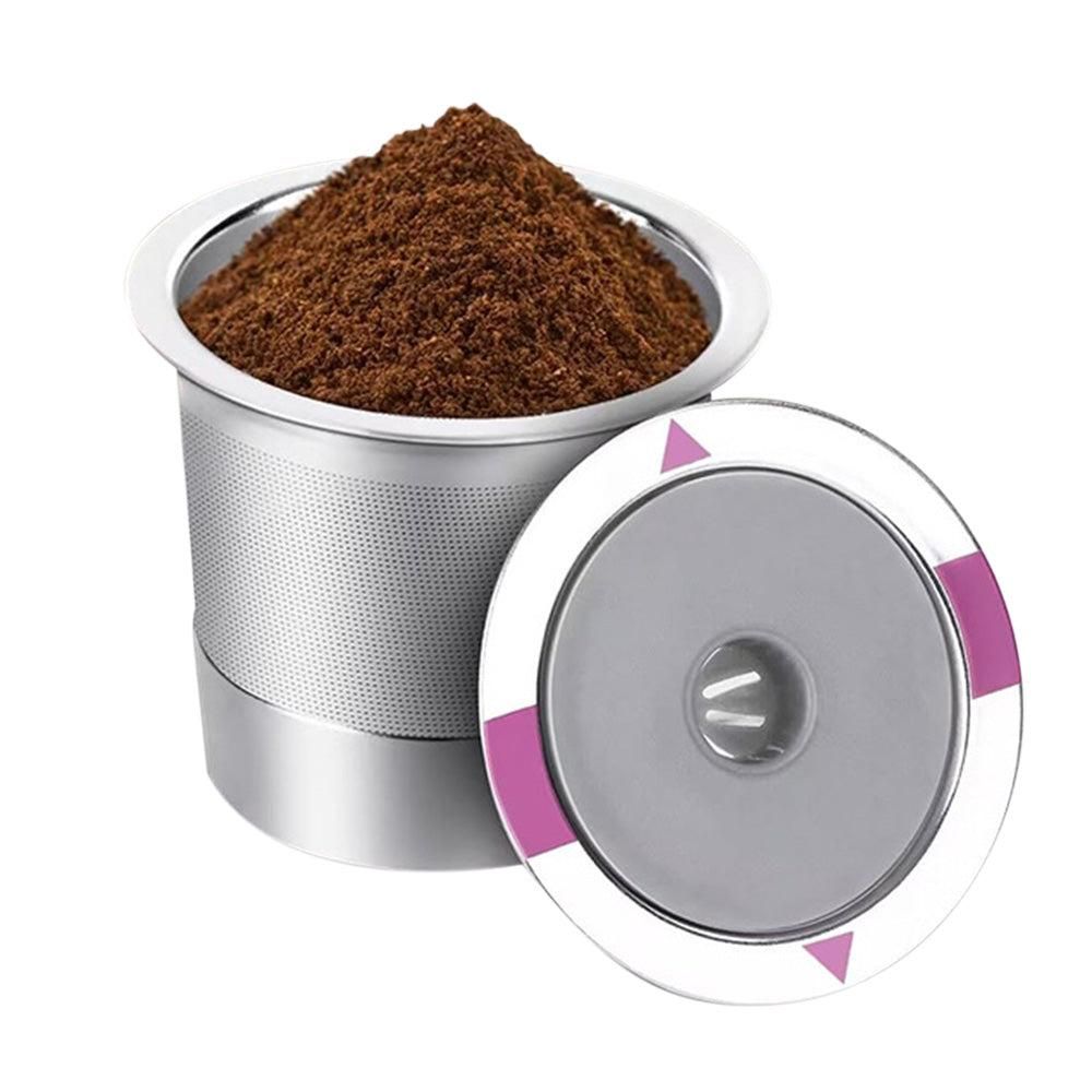 Reusable Stainless Steel Coffee Filter Pods - 2 Pack