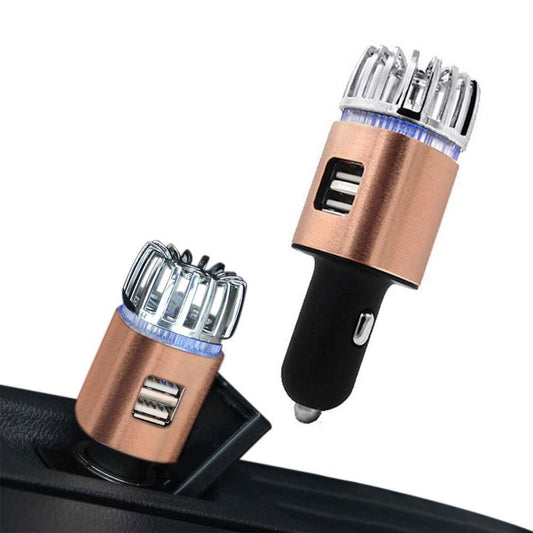 12V Car Air Purifier & Freshener - Bronze