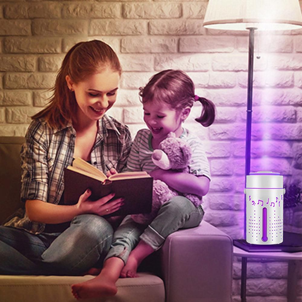 2-in-1 Mini Humidifier with Bluetooth Speaker