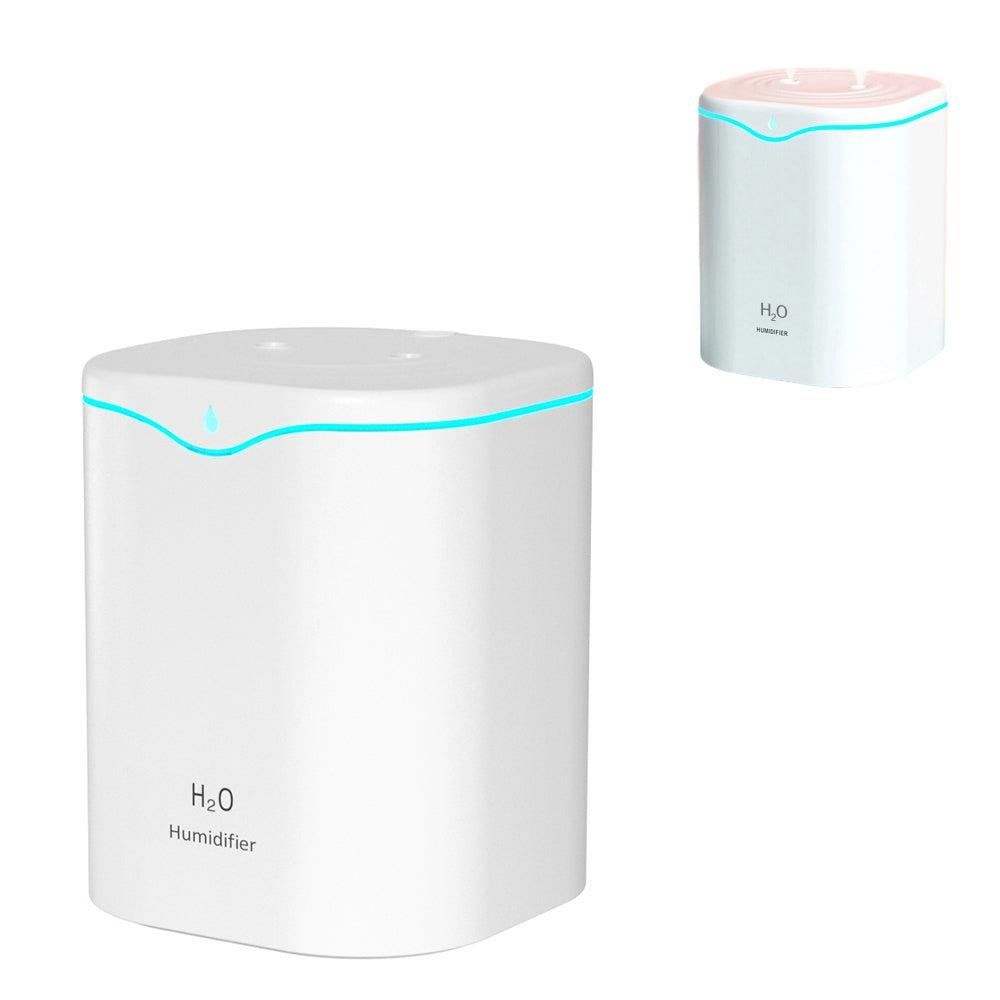 2L USB Double Spray Humidifier - White