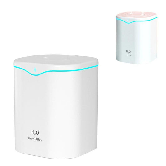 2L USB Double Spray Humidifier - White
