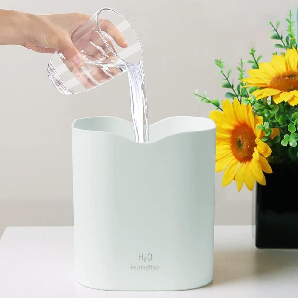 2L USB Double Spray Humidifier - White