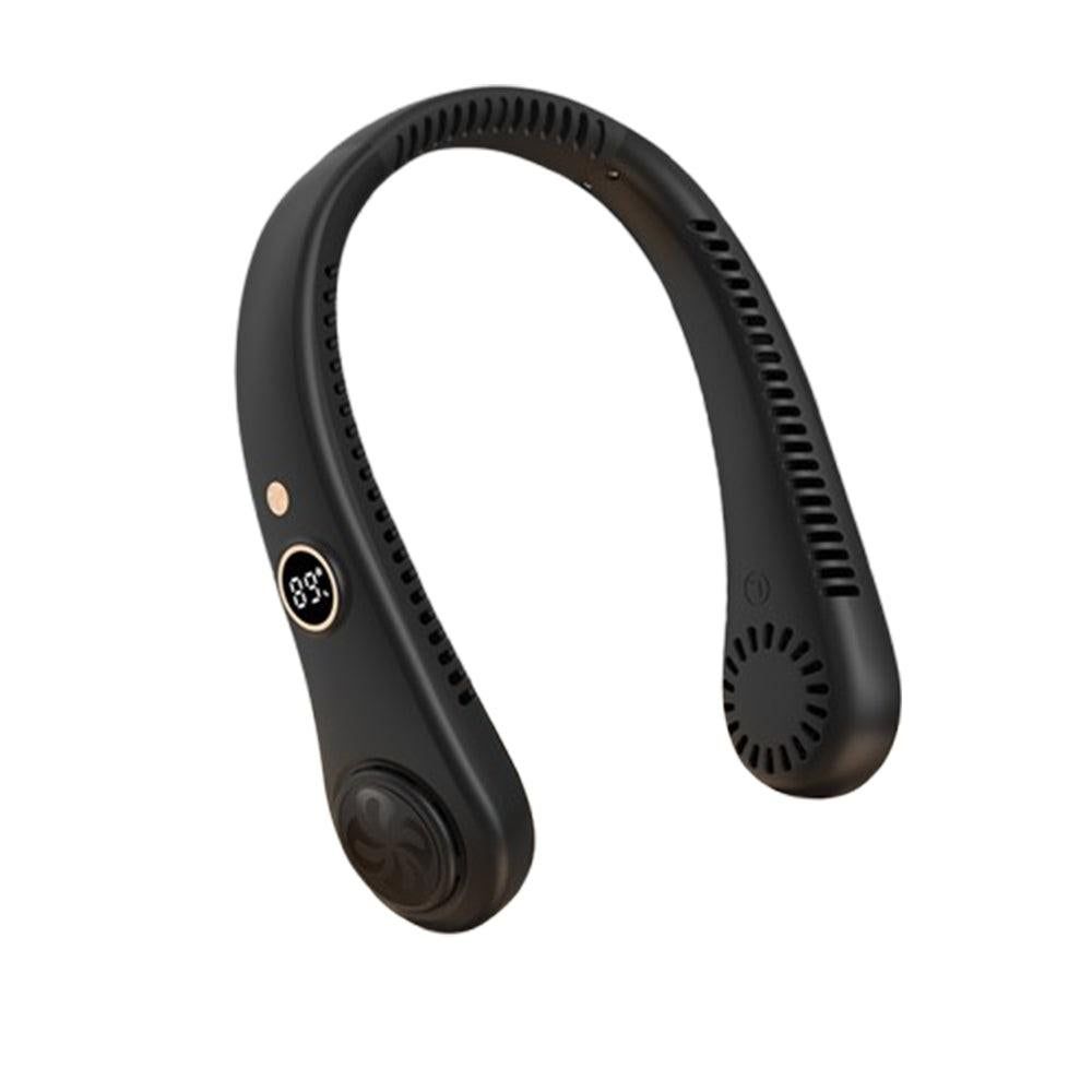 Wearable Bladeless Neck Fan - Black