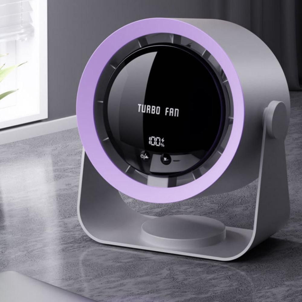 Rechargeable Desk Fan - Grey