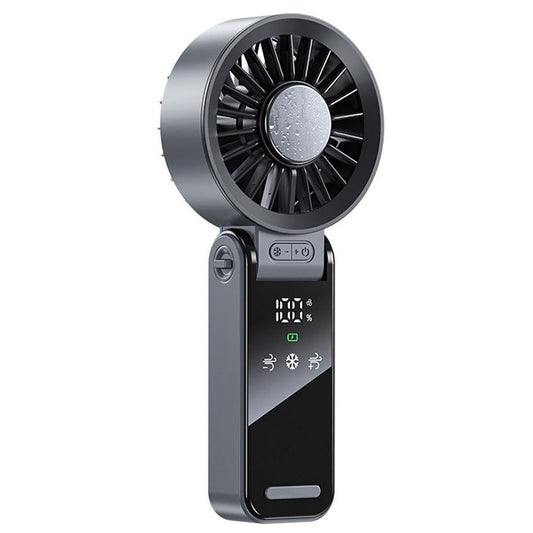 Foldable High-Speed Handheld Fan - Dark gray