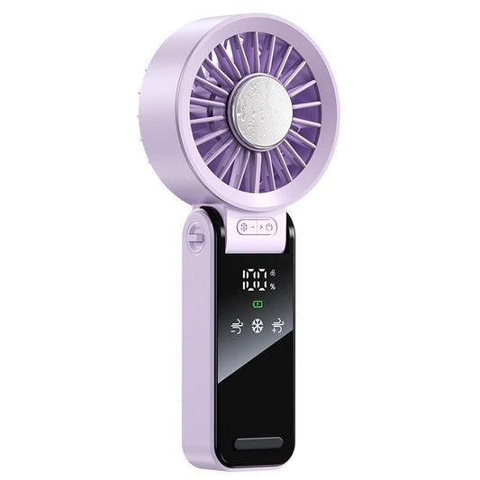 Foldable High-Speed Handheld Fan - Lavender purple