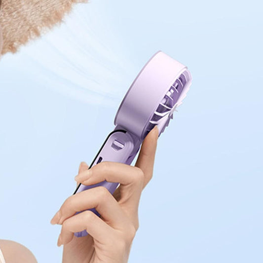 Foldable High-Speed Handheld Fan - Lavender purple