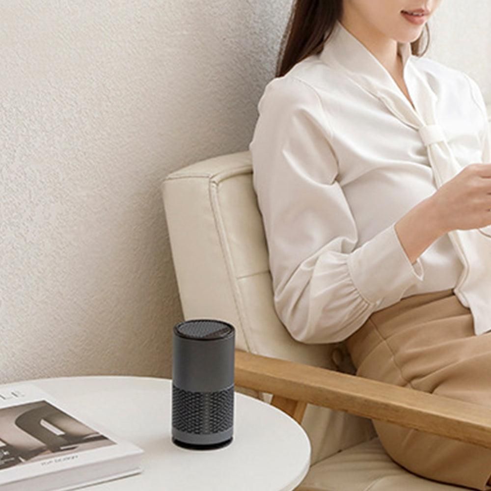 Portable Negative Ion Air Purifier - Grey