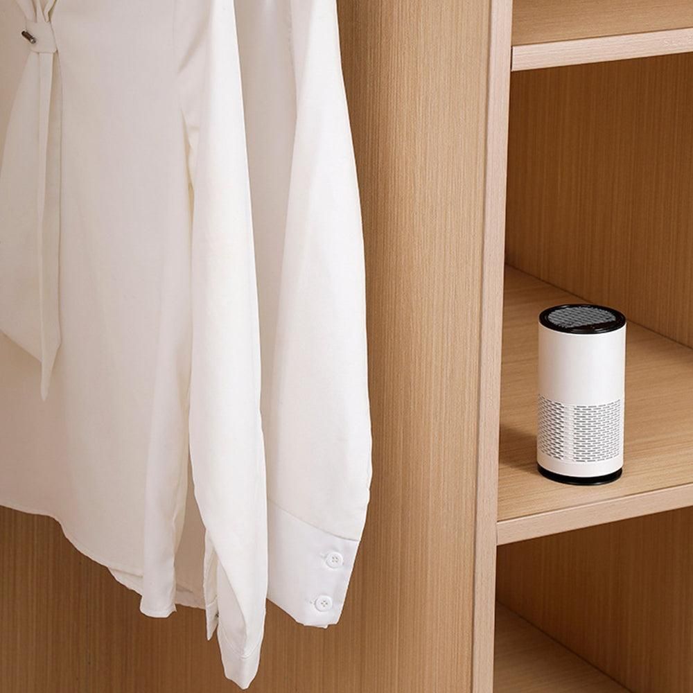 Portable Negative Ion Air Purifier - White