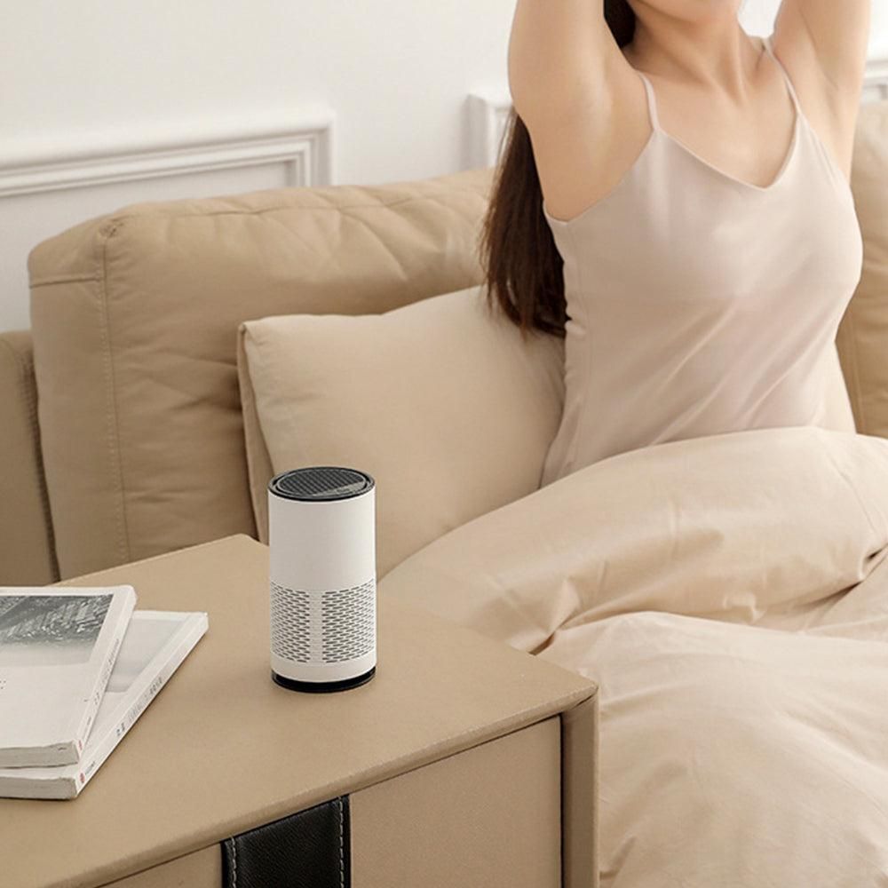 Portable Negative Ion Air Purifier - White