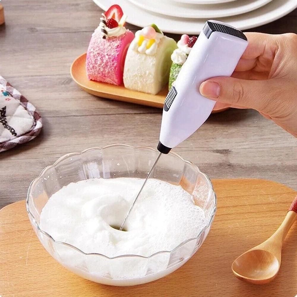 Electric Milk Frother & Mini Whisk - 2 Pack
