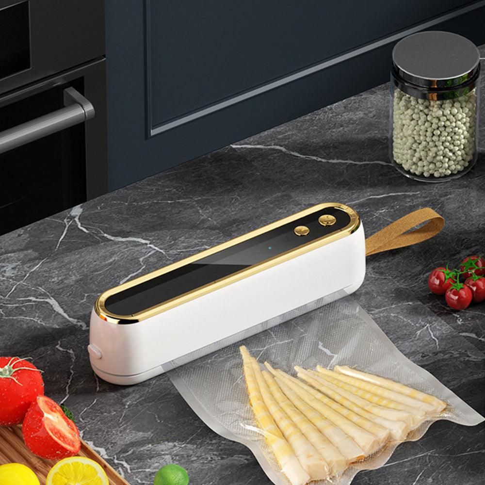 Cordless Portable Mini Vacuum Sealer - White